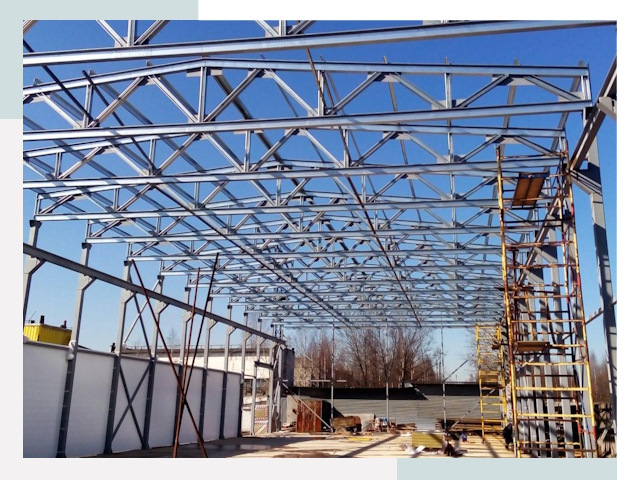 Строительство цехов в Новороссийск от 612 руб. под ключ