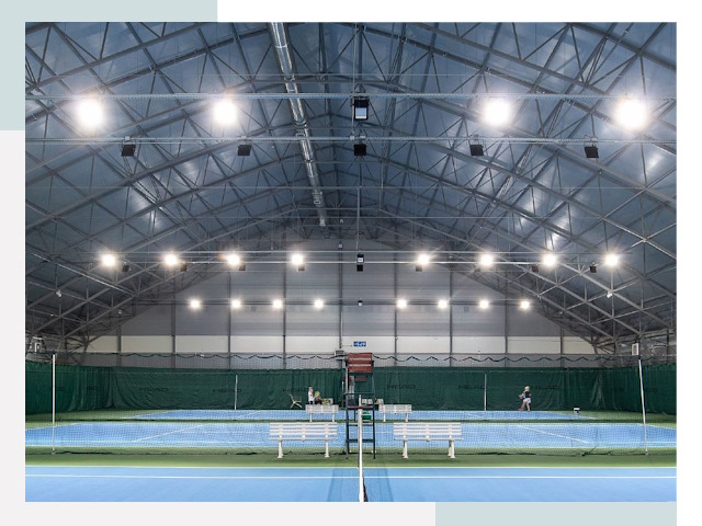 Строительство теннисных кортов в Новороссийск от 612 руб.