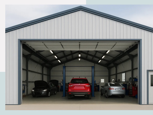 Ангары из сэндвич панелей от 612 руб. в Новороссийск