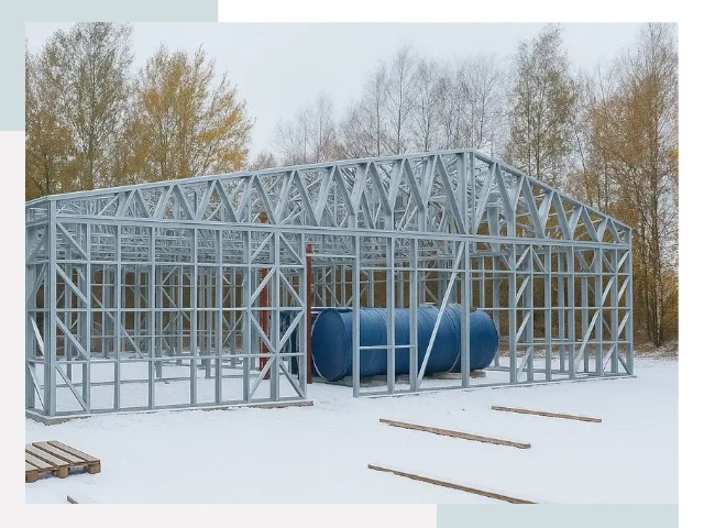 Металлические ангары в Новороссийске