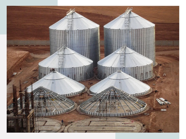 Строительство зерновых силосов в Новороссийске