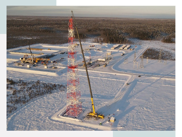 Мачты связи в Новороссийске