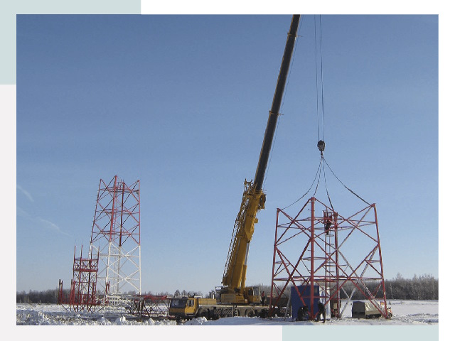 Монтаж вышек связи в Новороссийске