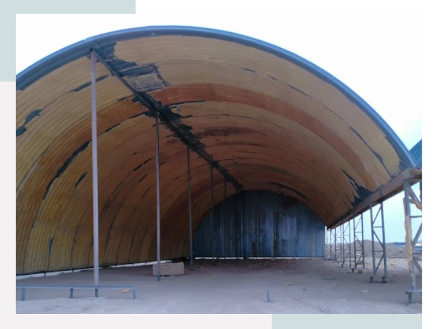 Реконструкция ангаров в Новороссийске