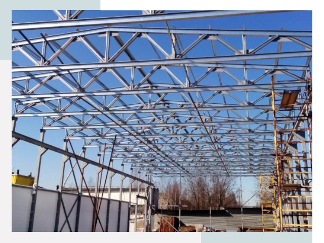 Металлокаркасы для складов в Новороссийске