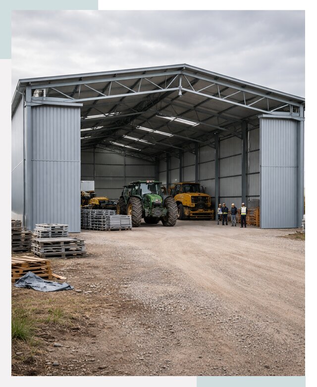 Ангары для сельхозтехники в Новороссийске от 20416 р. | СтальСтрой-Нвр