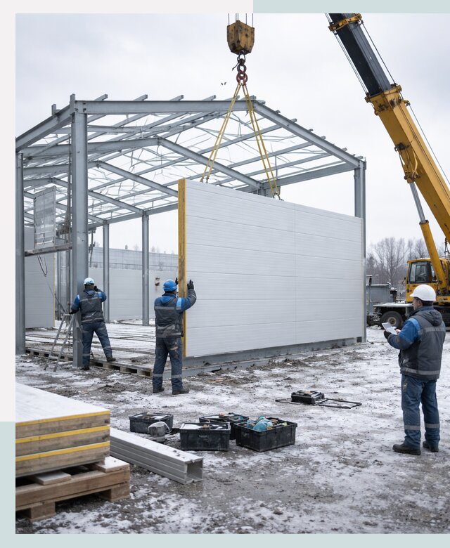 Строительство холодильных складов под ключ в Новороссийске