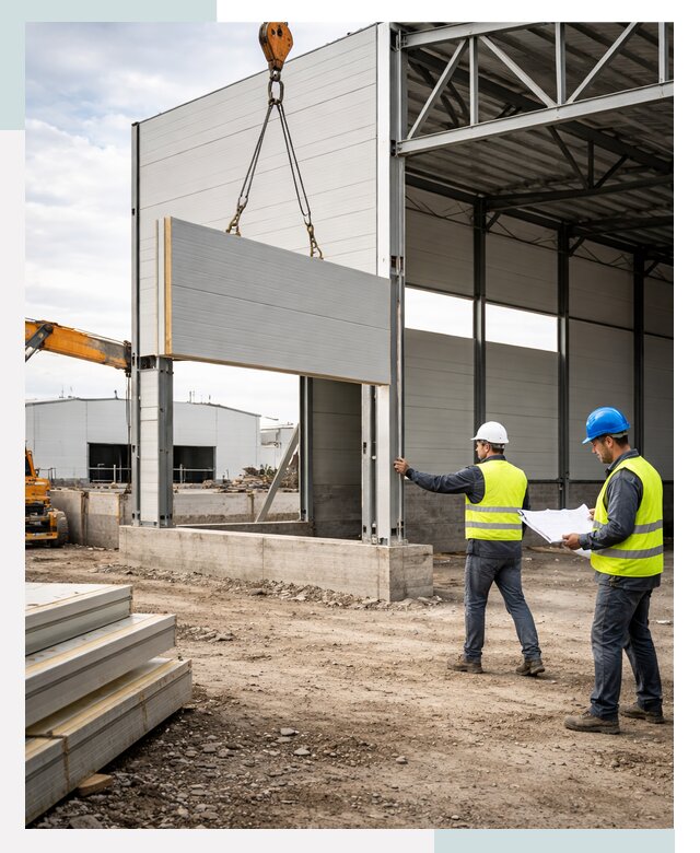 Склад из сэндвич панелей под ключ в Новороссийске от 9698 р. | СтальСтрой-Нвр