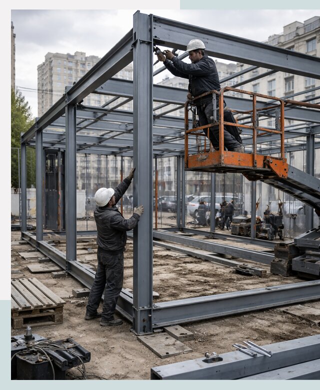 Строительство и монтаж торговых павильонов под ключ в Новороссийске