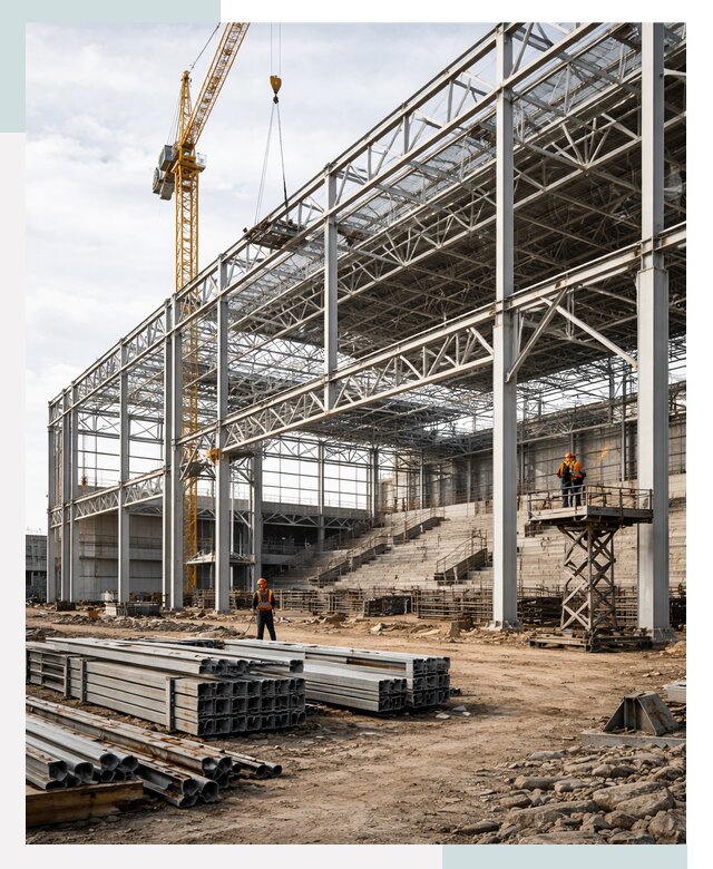 Строительство спортивных комплексов в Новороссийске от 30624 р. | СтальСтрой-Нвр